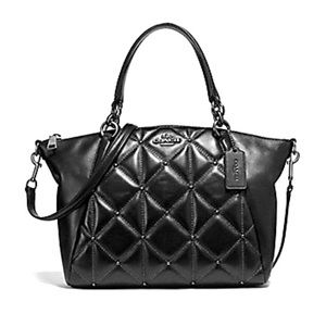 AUTHENTIC COACH SMALL KELSEY LEATHER SATCHEL